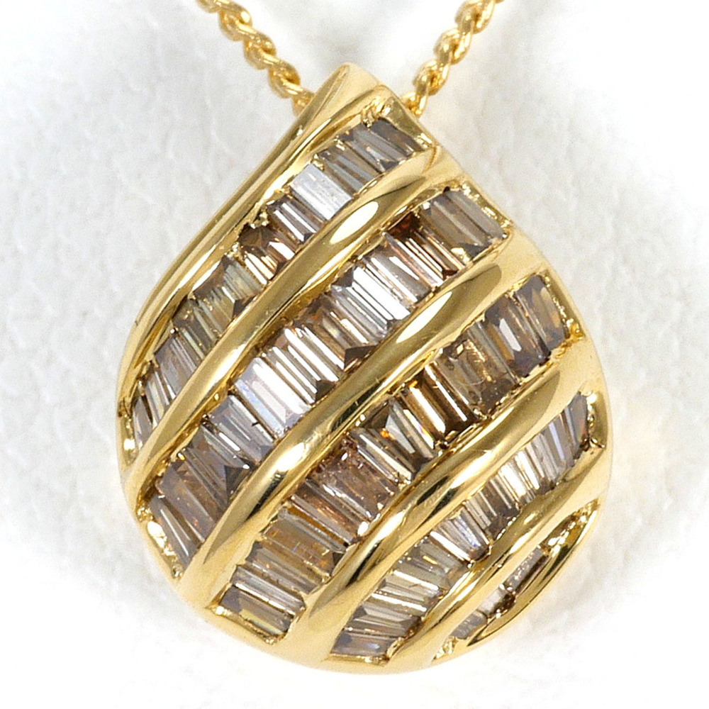 VINTAGE 18k Gold Diamond Necklace